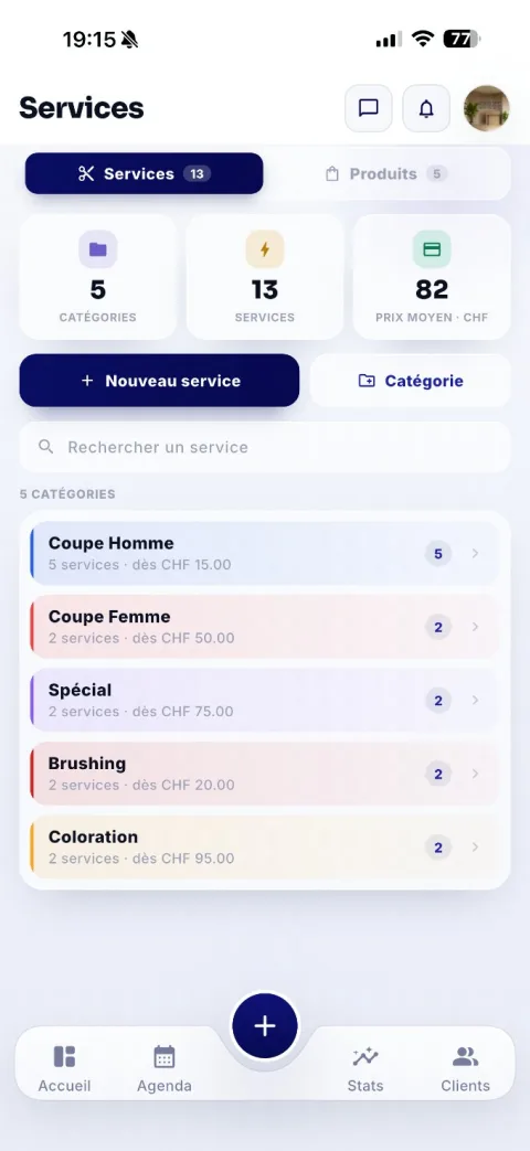 Catalogue des prestations et des prix